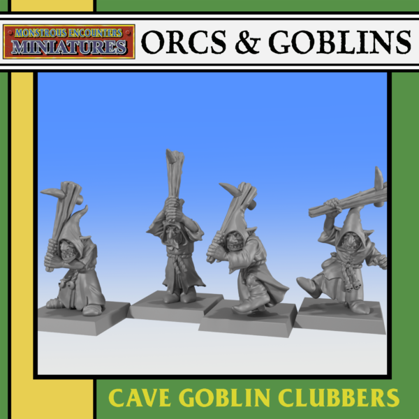 Cave Goblin Clubbers - x4