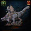 Citlallicue, Cipactli Heroine on Deinosuchus - Lost Kingdom - wydruk 3D
