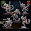 Kuaxotl Unit with bows set 02 - Lost Kingdom - wydruk 3D