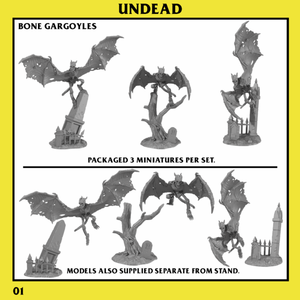 Bone Gargoyles Unit - x3