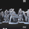 Galanthir elves with sword and shield - 6x