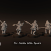 Orc Rabble With Spears - x4