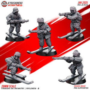 Riflemen - B | Finnish Ski Infantry ww2 - x5