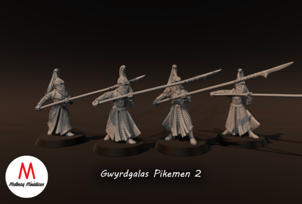 Gwyrdgalas Pikemen- x4