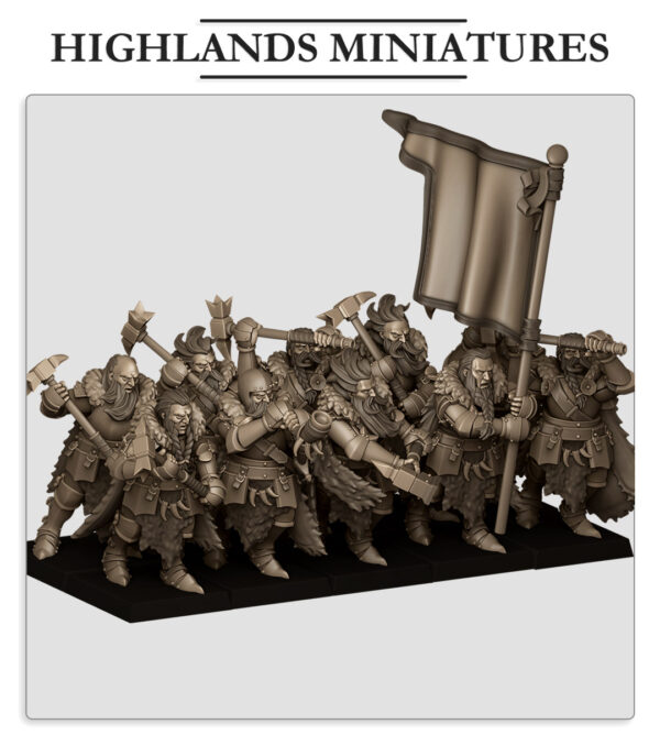 Mergenheim Knights on Foot - x7 + CMD - x3