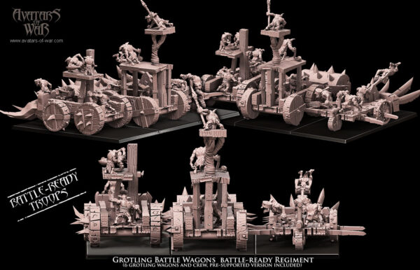 Grotling Wagons - x3