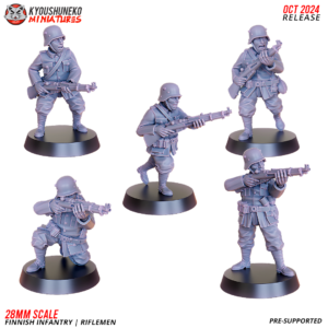 Riflemen - Finnish Infantry ww2 - x1