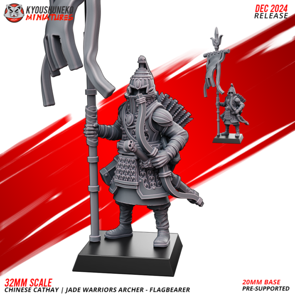 Flagbearer - Jade Warrior Archers - x1