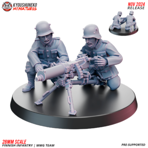 MMG Team | Finnish Infantry ww2 - x1