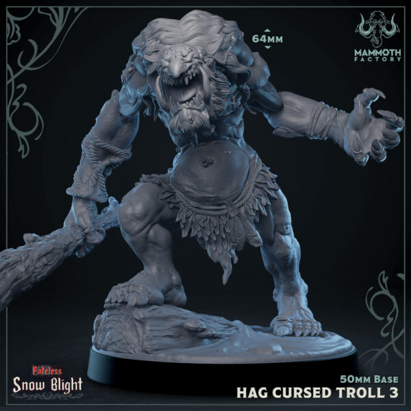 Hag Cursed Troll with Club #3