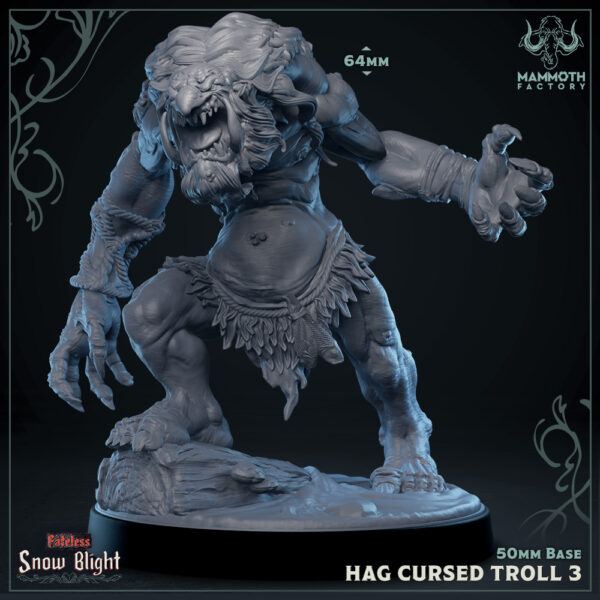 Hag Cursed Troll Warband - x3