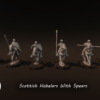Scottish Hobelars With Spears - x1