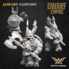 Master Beard Warrior - x5 Dwarf Empire