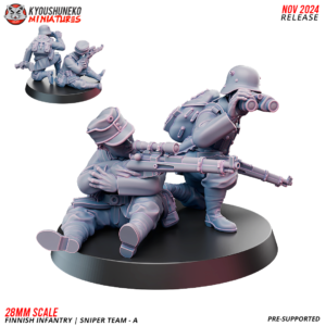 Sniper Team - A | Finnish Infantry ww2 - x1