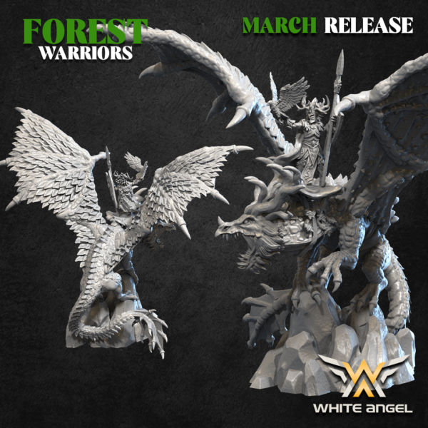 Lord Of The Forest Dragon - x1 Forest Warriors