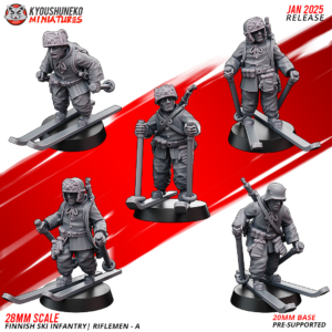 Riflemen - A | Finnish Ski Infantry ww2 - x1