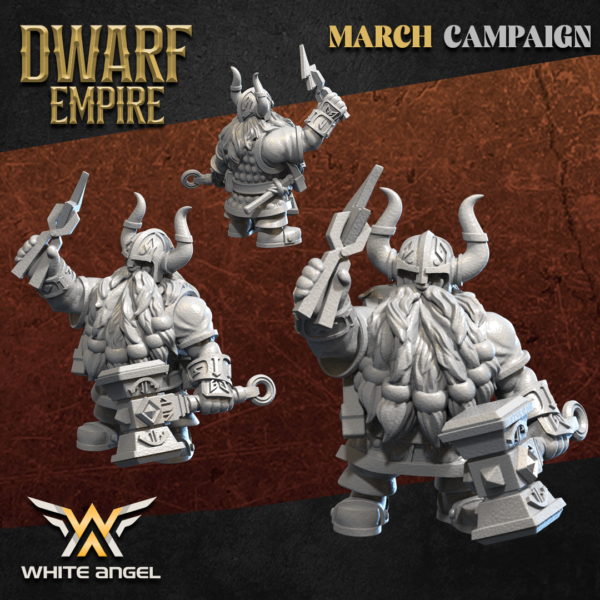 Dwarf Anvil Chariot - x1 Dwarf Empire