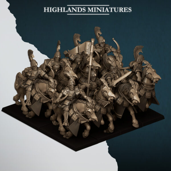 Aegean Sea Hippeis With Bows - x5