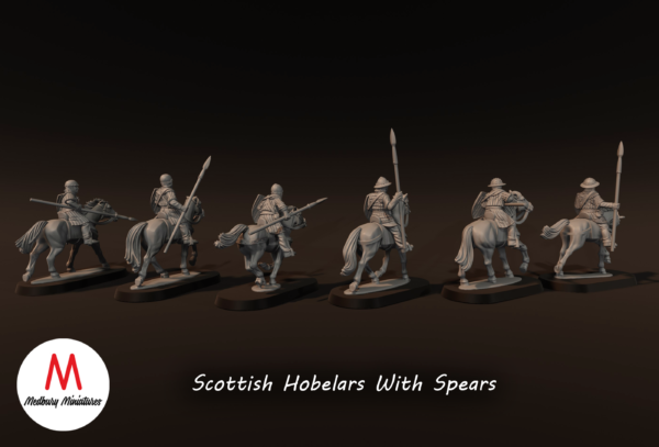 Scottish Hobelars With Spears - x6