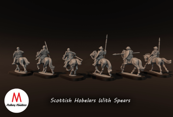 Scottish Hobelars With Spears - x6