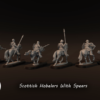Scottish Hobelars With Spears - x1