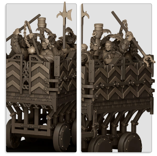 Sunland Armored Wagon - x1 + Crew - x6