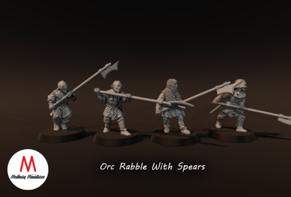 Orc Rabble With Spears - x1