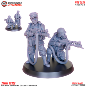 Flamethrower | Finnish Infantry ww2 - x1
