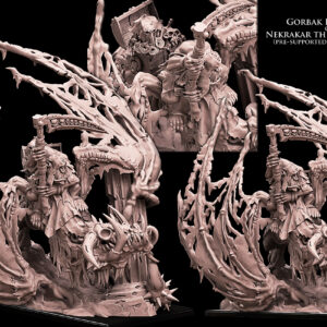 Orc Necromancer on Abyssal Wyrm - x1