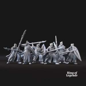 Spearmen with opt. shield  - x6