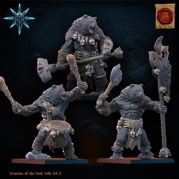 Werebears Unit CG - Lost Kingdom - wydruk 3D