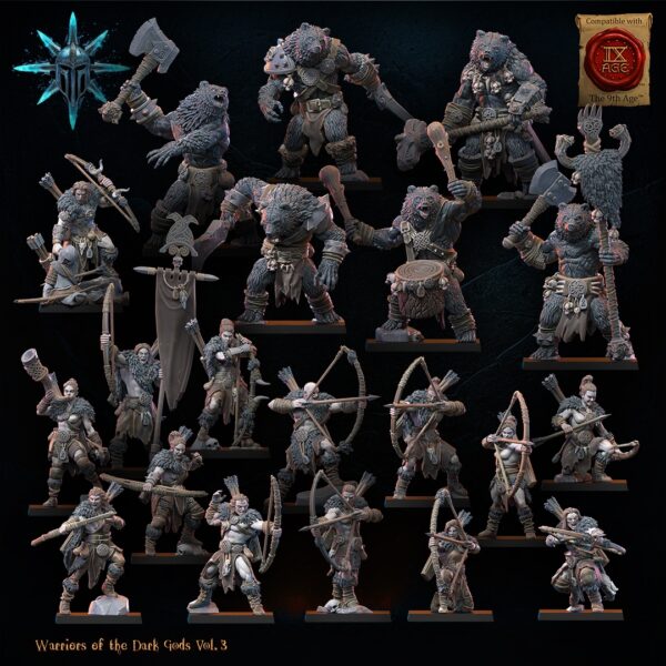 Werebears Unit - Lost Kingdom - wydruk 3D