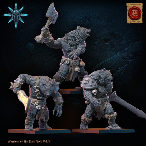 Werebears Unit - Lost Kingdom - wydruk 3D