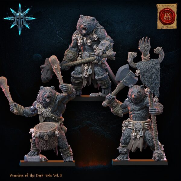 Werebears Unit CG - Lost Kingdom - wydruk 3D