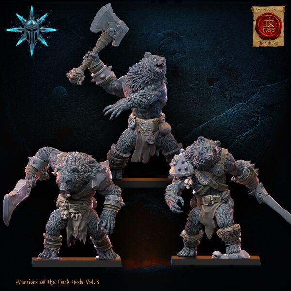 Werebears Unit - Lost Kingdom - wydruk 3D