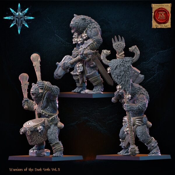 Werebears Unit CG - Lost Kingdom - wydruk 3D