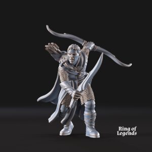 Forest guardian captain bow & sword x1