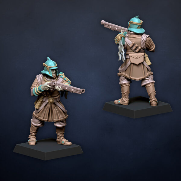Light Infantry with Arquebus - x10