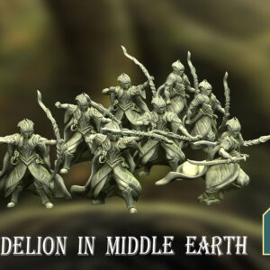 Elf of Dark Forest (BOW) x 6 - DIME - Minifaktura