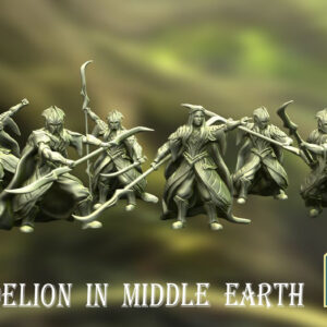 Elf of Dark Forest (Glaive) x 12 - DIME - Minifaktura