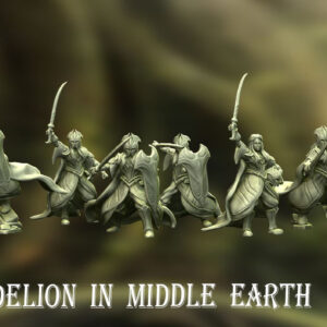 Elf of Dark Forest (SWORD AND SHIELD) x 6 - DIME - Minifaktura