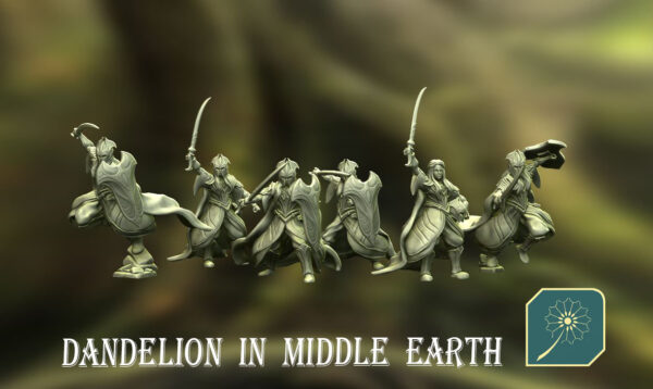 Elf of Dark Forest (SWORD AND SHIELD) x 6 - DIME - Minifaktura
