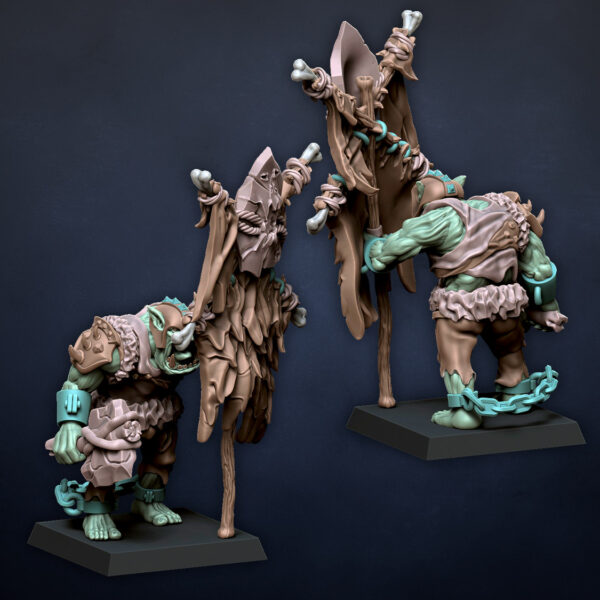 Shackled Slaves Standard Bearer - x1
