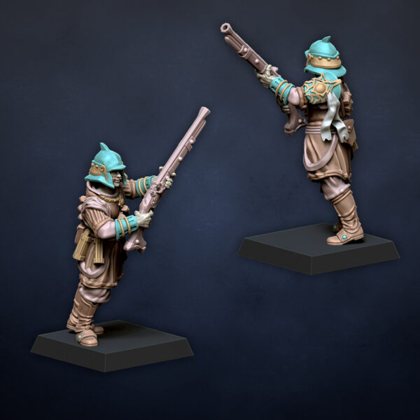Light Infantry with Arquebus - x10