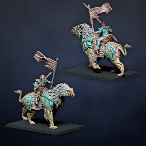 Knights of the Sun Griffon Banner Bearer - x1