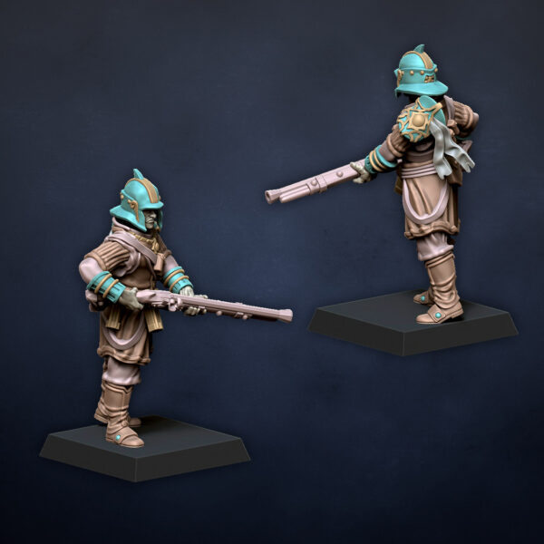 Light Infantry with Arquebus - x1