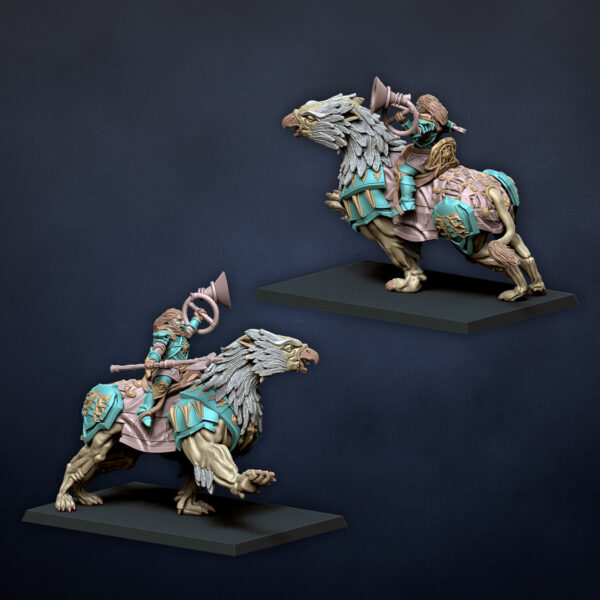 Knights of the Sun Griffon Musician - x1