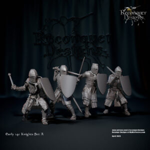 badce4fc29589d8b8a67363ced0c306b.jpg Early 14c Knights Set A on Foot - x1