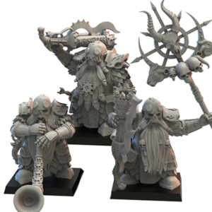 death-guard-command-group Death Guard Command Group - Lost Kingdom - druk 3D