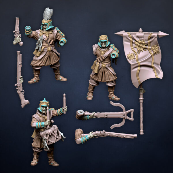 Light Infantry (Command Group) - x3